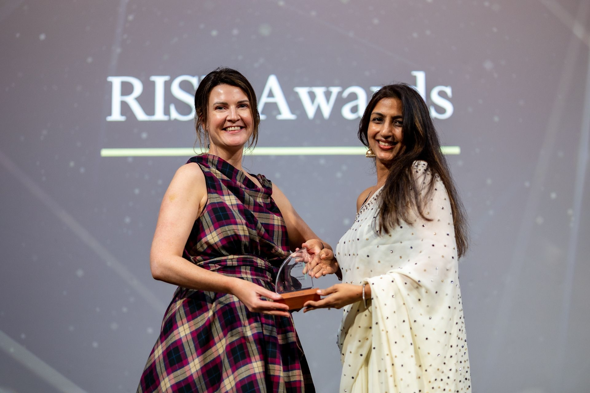 KS receiving the RISE Award