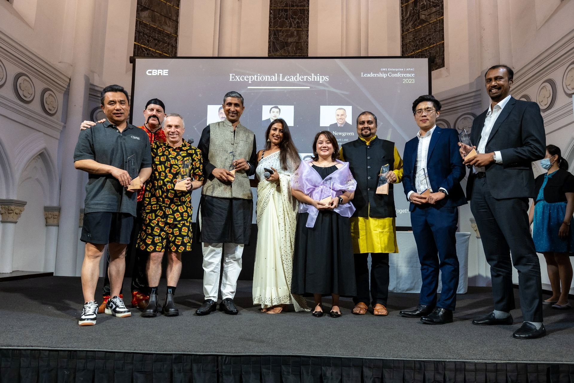 KS on stage among honourees of Exceptional Leaderships, GWS Enterprise APAC Leadership Conference 2023